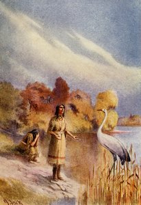 Wirst du uns über den Fluss tragen? fragte sie, 1914 von Unbekannt