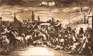 William Egon von Fürstenberg in seiner Kutsche in Köln angegriffen, 1674, 1675