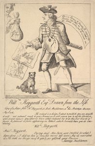 William Hogarth Esq. Aus dem Leben gezeichnet, 1763 von Unbekannt