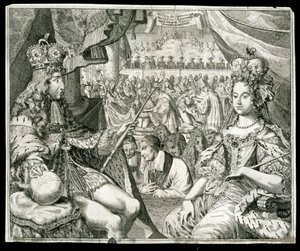 Wilhelm III. und Maria II., König und Königin von Großbritannien und Irland, um 1689 von Unbekannt