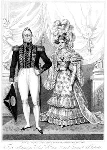 Wilhelm IV. und Königin Adelaide, 1881