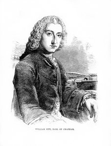 William Pitt, 1. Earl of Chatham, britischer Whig-Staatsmann, 1872 von Unbekannt