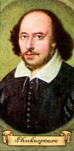 William Shakespeare, aus einer Serie von Zigarettenkarten, 1935 von Unbekannt
