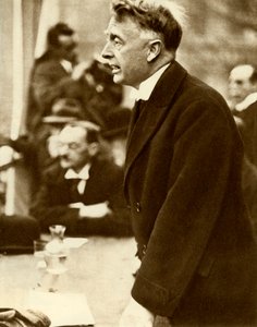 William Thomas Cosgrave hält eine Rede, Dublin, Irland von Unbekannt