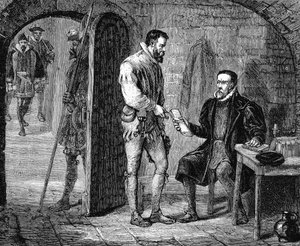 William Tyndale, englischer Übersetzer, 1536 von Unbekannt
