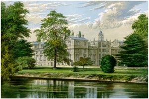 Wilton House, Wiltshire, Heim des Earl of Pembroke und Montgomery, um 1880