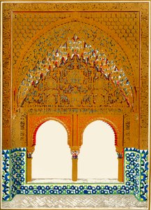 Fenster in der Nische, Halle der zwei Schwestern, 1907 von Unbekannt