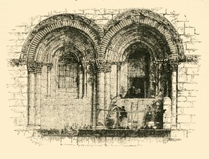 Fenster der Kirche des Heiligen Grabes, Jerusalem, 1890 von Unbekannt