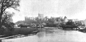 Schloss Windsor zur Zeit von Victoria von Unbekannt
