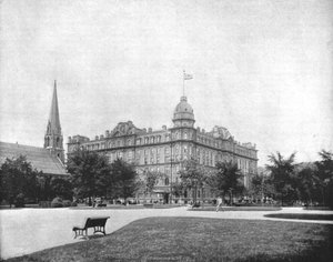 Windsor Hotel, Montreal, Kanada, um 1900