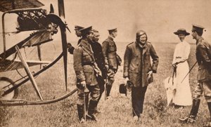 Winston Churchill nach einer Flugreise von Unbekannt