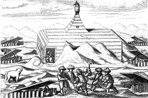 Winterquartiere der Willem Barents Expedition in die Arktis, 1596-1597