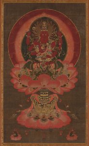 Weisheitskönig der Leidenschaft Aizen Myoo, 1300er von Unbekannt