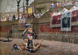 Mit einem gedrehten Daumen, Pollice Verso, 1872
