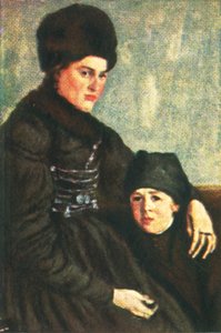 Frau aus Dachau mit Kind, ca. 1928 von Unbekannt