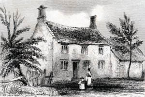 Woolsthorpe Manor, nahe Grantham, Lincolnshire, Geburtsort von Sir Isaac Newton