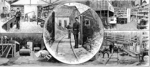 Arbeiter bei der Nobel Explosives Company Limited, Ardeer, Ayrshire von Unbekannt