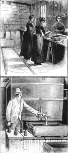 Arbeiter bei der Nobel Explosives Company Limited, Ardeer, Ayrshire, 1884