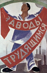 Arbeiter zu den Fabriken, 1920