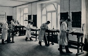 Werkstatt der Kunst- und Handwerksschule, Flensburg, Deutschland, um 1908 von Unbekannt