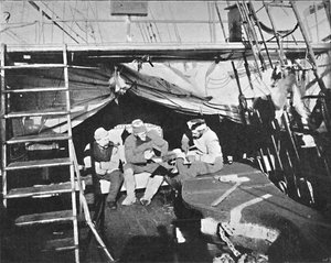 Werkstatt an Deck, Juli 1895