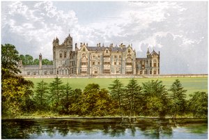 Worsley Hall, Lancashire, Heim des Earl of Ellesmere