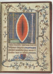Wunde Christi aus dem Psalter und Gebetbuch von Bonne de Luxembourg, ca. 1345 von Unbekannt