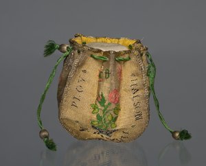Gewebte Geldbörse, 1700er von Unbekannt