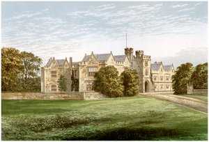 Wytham Abbey, Oxfordshire, Heim des Earl of Abingdon, ca. 1880
