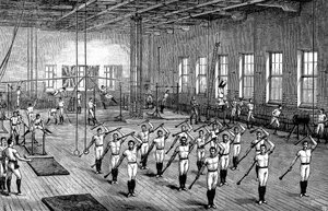 YMCA-Turnhalle, Longacre, London, um 1888 von Unbekannt