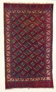 Yomut-Turkmenen-Teppich, ca. 1700 von Unbekannt