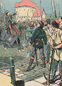 Der junge König Richard unterdrückt die Rebellion, um 1907