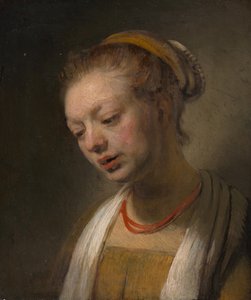 Junge Frau mit roter Halskette, ca. 1645