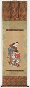 Yujo und ihre Schülerin Kamuro, Edo-Periode, 18.-19. Jahrhundert von Unbekannt