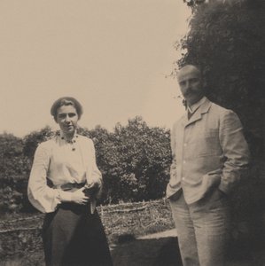 Yuri Alexandrovich Olsufyev 1878-1938 mit seiner Frau Sophia Vladimirovna, 1900er Jahre