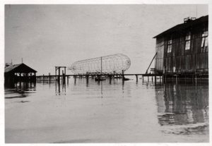 Zeppelin LZ 6 im Bau, Deutschland, 1909-1933