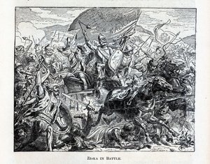 Ziska in der Schlacht von Unbekannt
