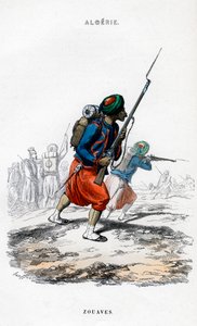 Zuaven, Französische Armee in Algerien
