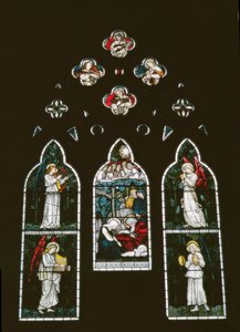 Engel und die Geburt Christi von Unbekannt Unbekannt