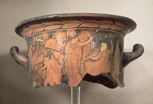 Schwarzfiguriger Krater, 4. Jahrhundert v. Chr. (Fragment)