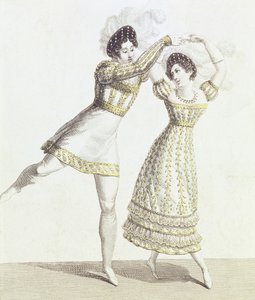 Kostümentwurf für ein Ballett im Royal Opera House (Designer unbekannt)