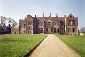 Außenansicht von Broughton Castle, Oxfordshire