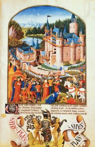 Belagerung des Château de Derval durch Pierre La Baud von Unbekannt Unbekannt