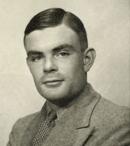 Porträt von Alan Mathison Turing