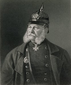 Porträt von Wilhelm I. (1797-1888), König von Preußen und Kaiser von Deutschland, graviert von William Holl von Unbekannt Unbekannt