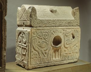 Reliquiar in Form eines Sarkophags, Symar, 6.-7. Jahrhundert