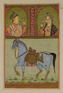Shah Jahan und Mumtaz Mahal, seine Frau, Mughal von Unbekannt Unbekannt