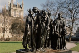 Die Bürger von Calais, von Auguste Rodin (1840-1917), fertiggestellt 1888