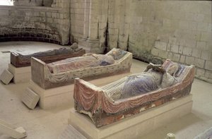 Drei Plantagenet-Gräber: Heinrich II., Eleonore von Aquitanien und Richard I. von Unbekannt Unbekannt