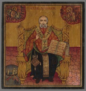 Thronender Heiliger Nikolaus